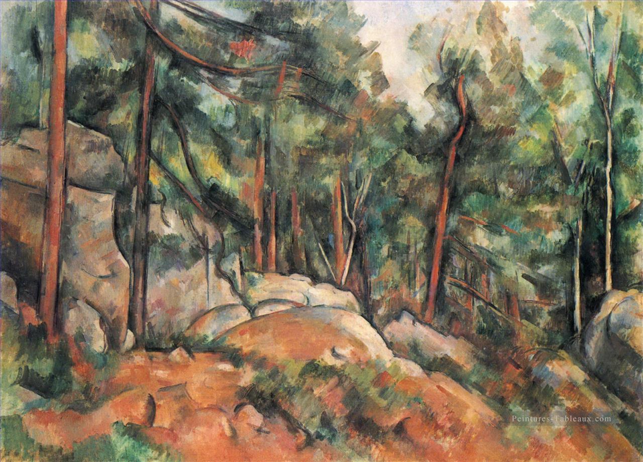 Dans la forêt Paul Cézanne Montagne Peintures à l'huile